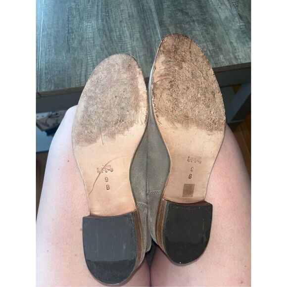 Coach Amy Boot 9B Women’s Taupe Booties Suede - Picture 7 of 8